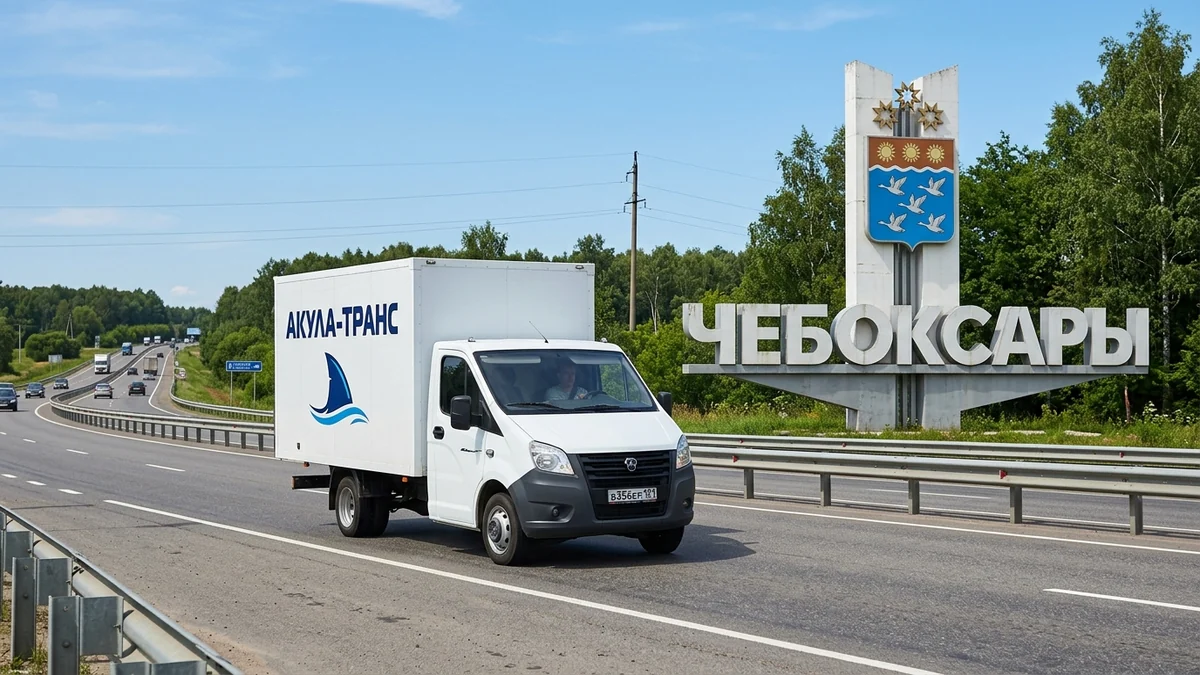Грузоперевозки Москва - Чебоксары автомобильным транспортом компании Акула-Транс