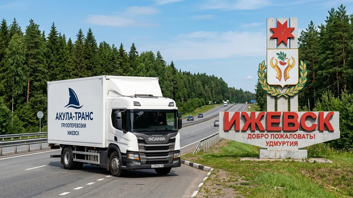 Грузоперевозки Москва - Ижевск автомобильным транспортом компании Акула-Транс