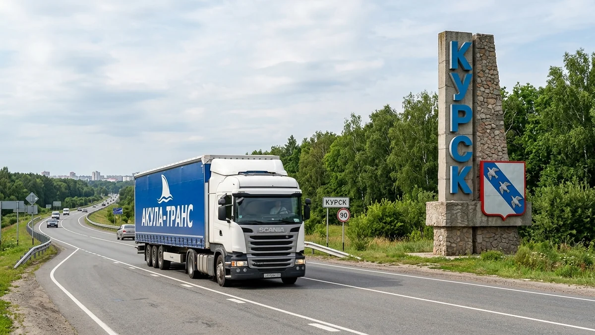 Грузоперевозки Москва - Курск автомобильным транспортом компании Акула-Транс